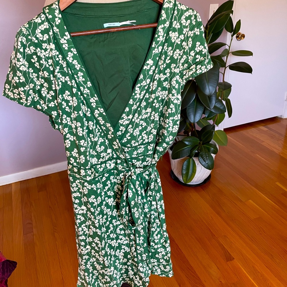 KimChi Blue wrap dress